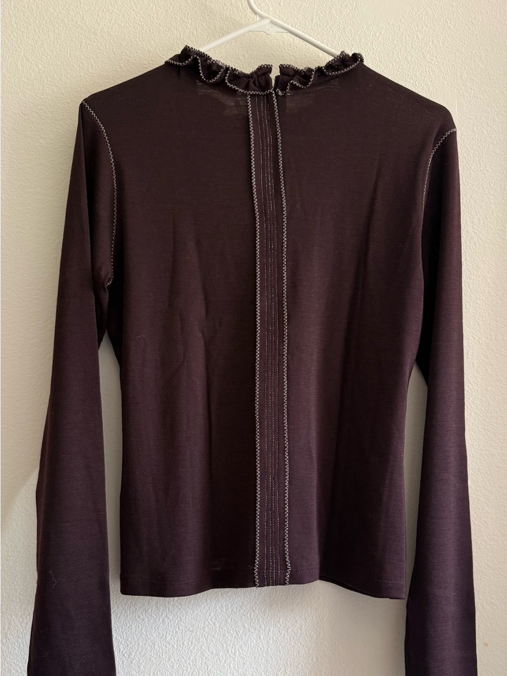 Ulla Johnson Asha Top Mahogany, new with tag - Picture 3 of 7